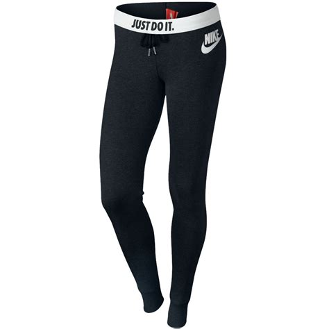 damen hosen & leggings nike rally mit metallic-logo tiefschwarz qywxhc|hosen für damen kaufen.